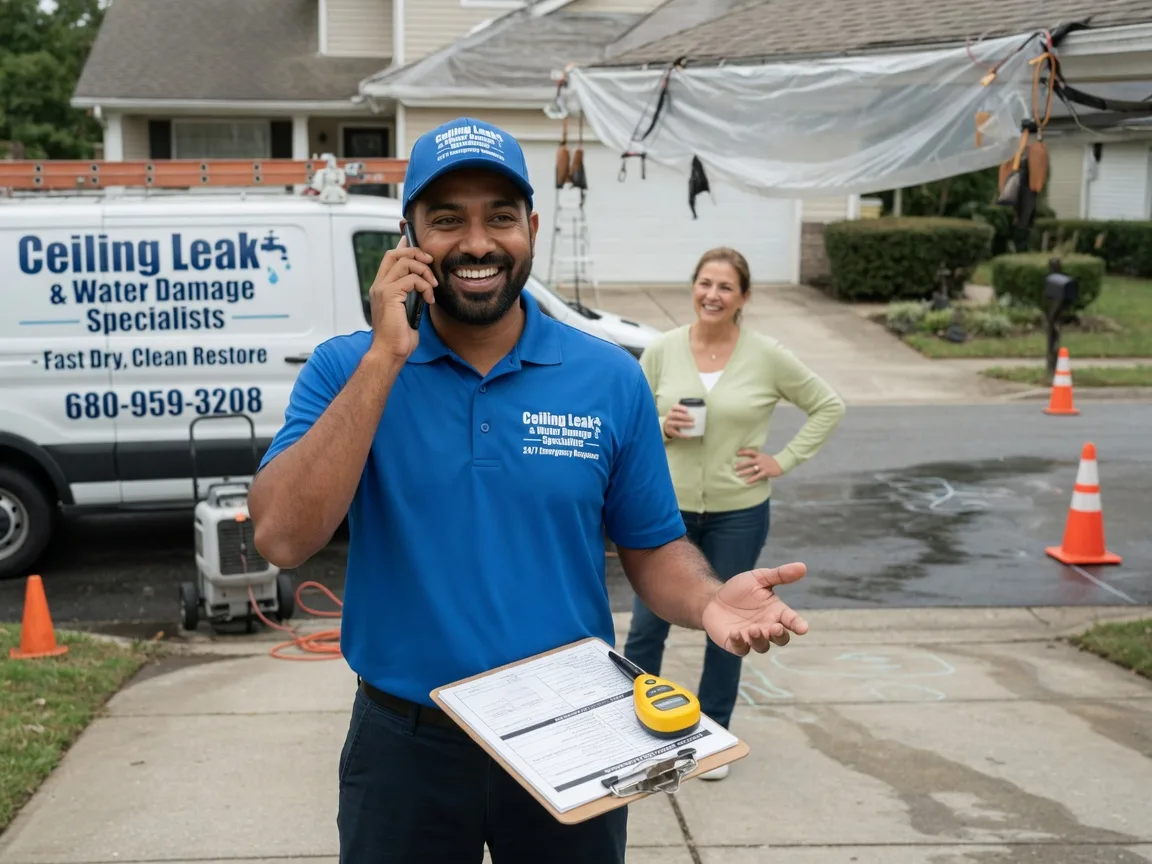 Ceiling Leak Cleanup Bedford, IA FAQs